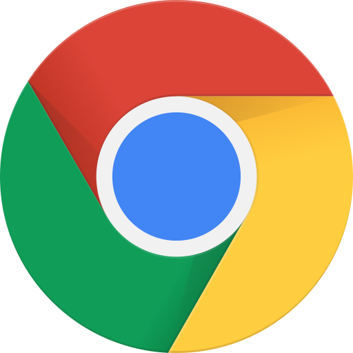 Logo de Google Chrome en formato SVG